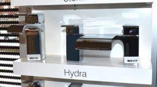 1 x Roper Rodes Hydra Bath Filler and Basin Tap Set in Chrome