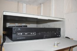 1 x Vista Quantum Digital Video Recorder With Security Cabinet and 3 x Security Cameras