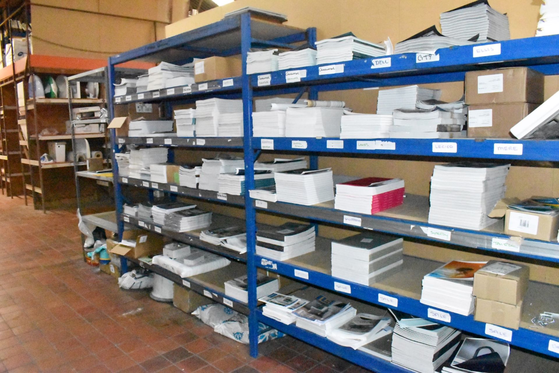 1 x Large Collection of Warehouse Shelving to Include 7 x Uprights, 34 x Crossbeams and Shelves - Image 13 of 13