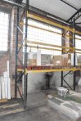 2 x Bays of Pallet Racking - Includes 3 x Uprights and 12 x Crossbeams - Size: H400 x W500 x D90cms