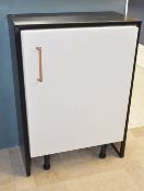 1 x Floor Standing Cabinet With a White Gloss Finish