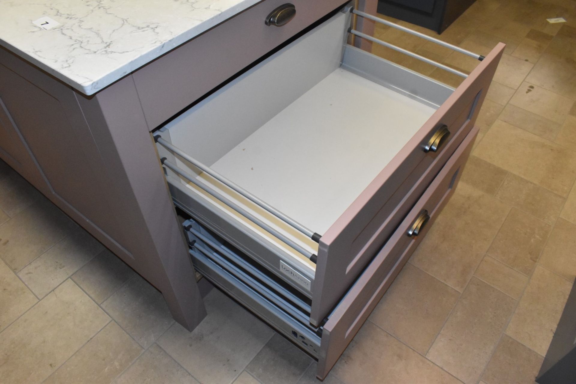 1 x LochAnna Ex Display Kitchen Island With Granite Worktops - Image 21 of 38