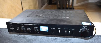 1 x Rotel Integrated Stereo Amp With Four Speakers - Model RA-820