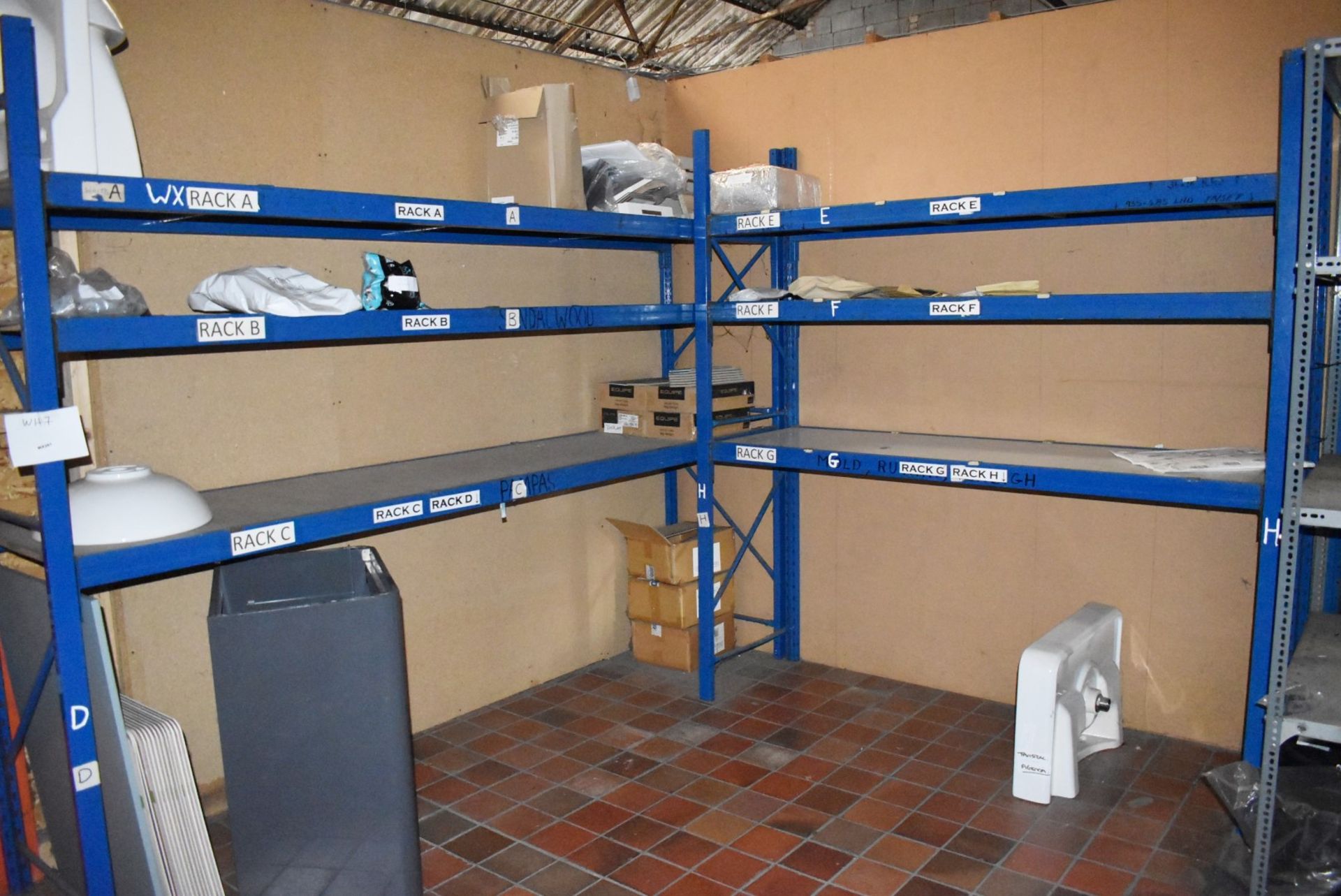 1 x Large Collection of Warehouse Shelving to Include 7 x Uprights, 34 x Crossbeams and Shelves - Image 2 of 13