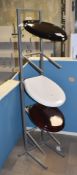 1 x Toilet Seat Display Stand With Three Toilet Seats