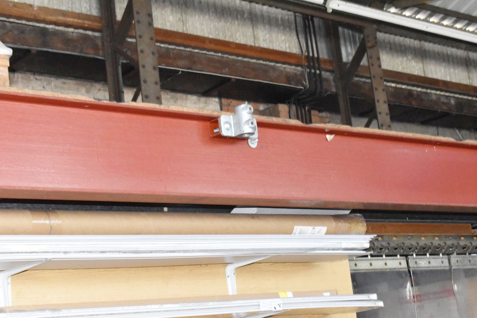 1 x Mezzanine Floor - Heavy Duty Steel Construction With Access Ladder - Size: W1000 x D325 cms - Image 16 of 18