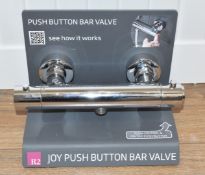 1 x R2 Joy Push Button Bar Valve - See How It Works Try Me Instore Display Item