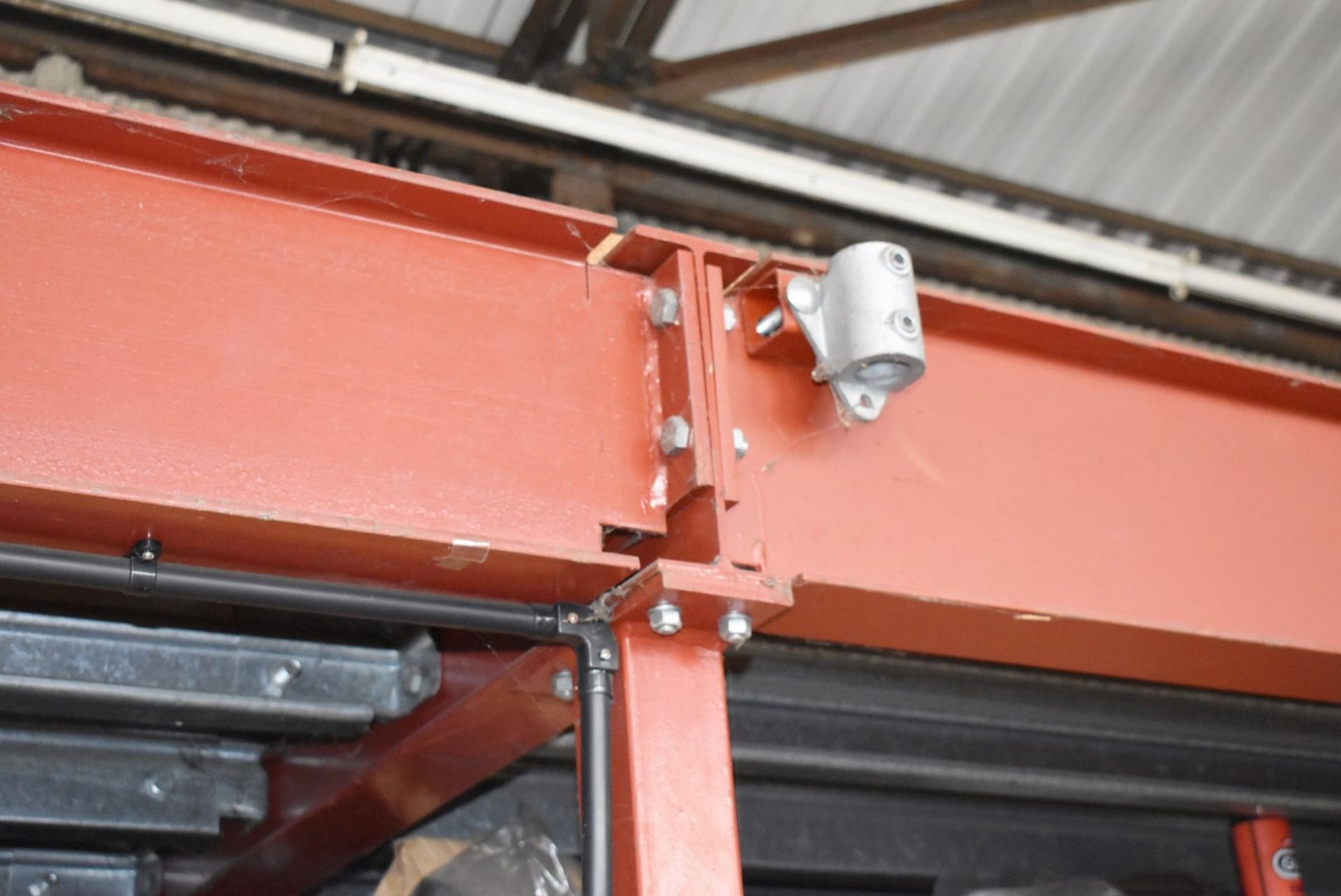 1 x Mezzanine Floor - Heavy Duty Steel Construction With Access Ladder - Size: W1000 x D325 cms - Image 4 of 18