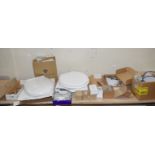 1 x Assorted Collection of Bathroom Accessories Including Toilet Seats, Brassware, Fittings