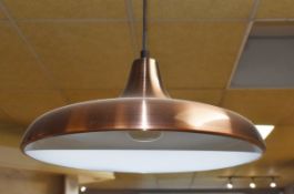 1 x Copper Ceiling Light Pendant