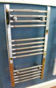 1 x Wingrave Bathroom Towel Radiator With a Chrome Finish - 800 x 400mm