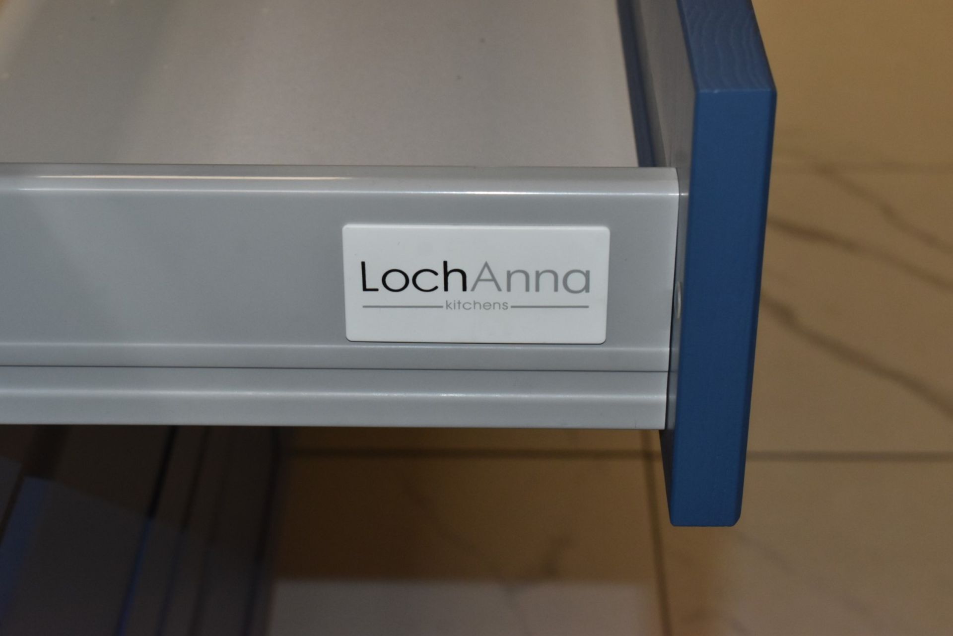 1 x LochAnna Ex Display Kitchen Island Finished in Indigo Blue With Cosentino Silestone Worktop - Image 21 of 25