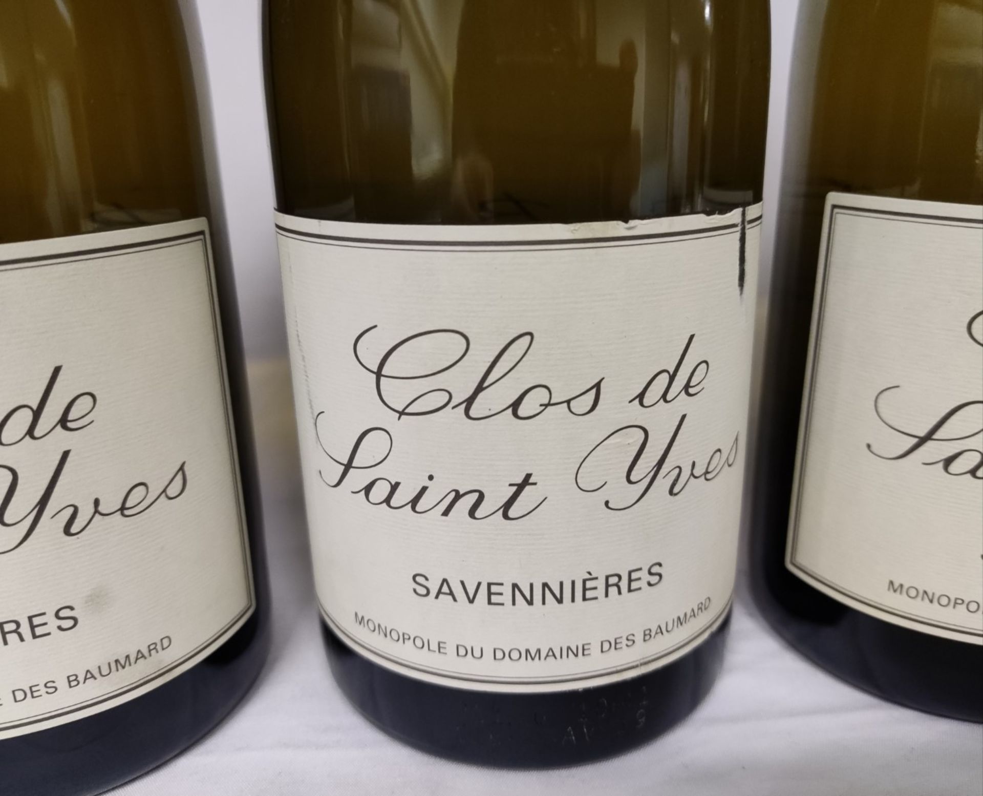 3 x Bottles of 2019 Clos De Saint Yves Savennieres, Monopole Du Domaine Des Baumard White Wine - Image 8 of 8