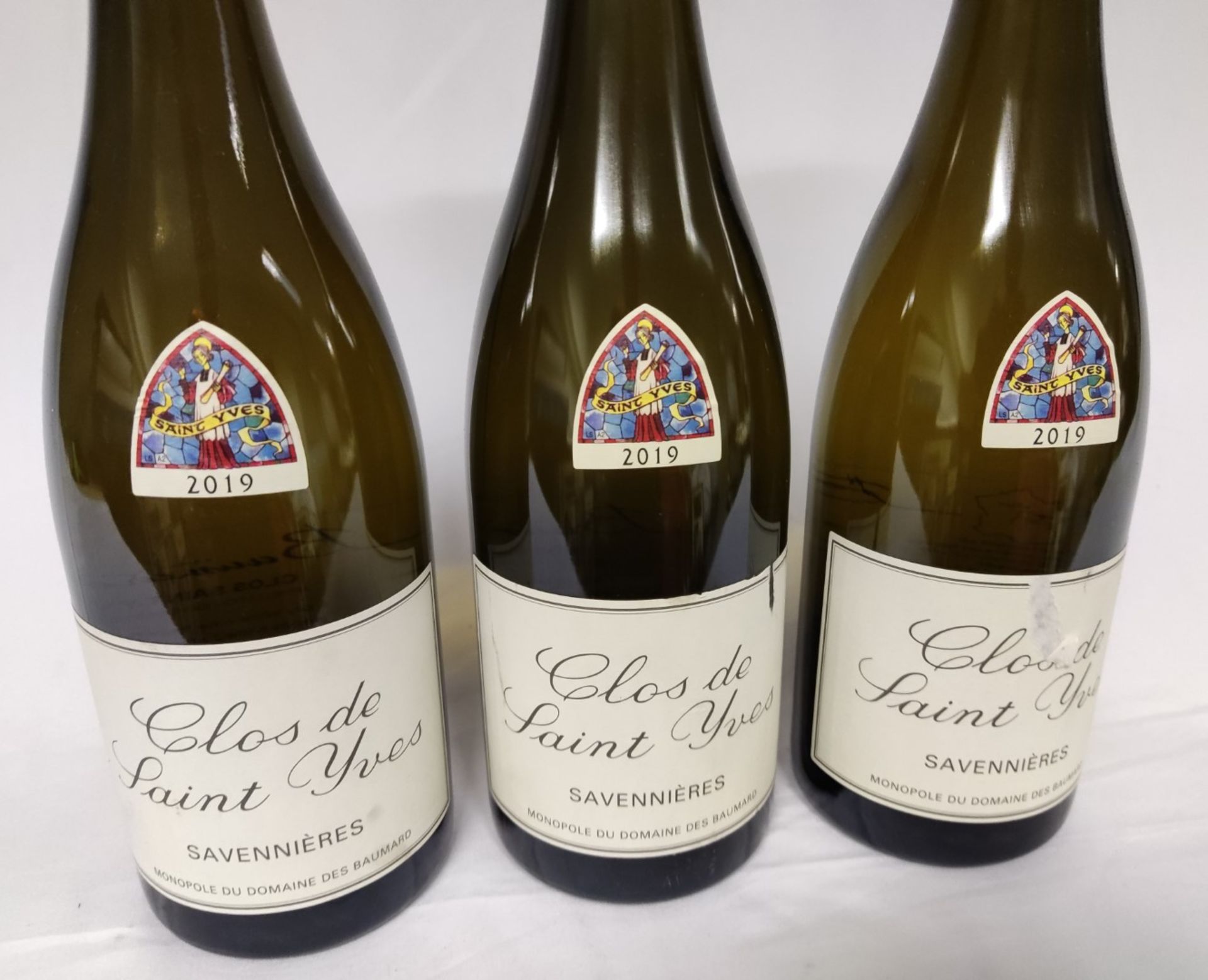 3 x Bottles of 2019 Clos De Saint Yves Savennieres, Monopole Du Domaine Des Baumard White Wine - Image 2 of 8