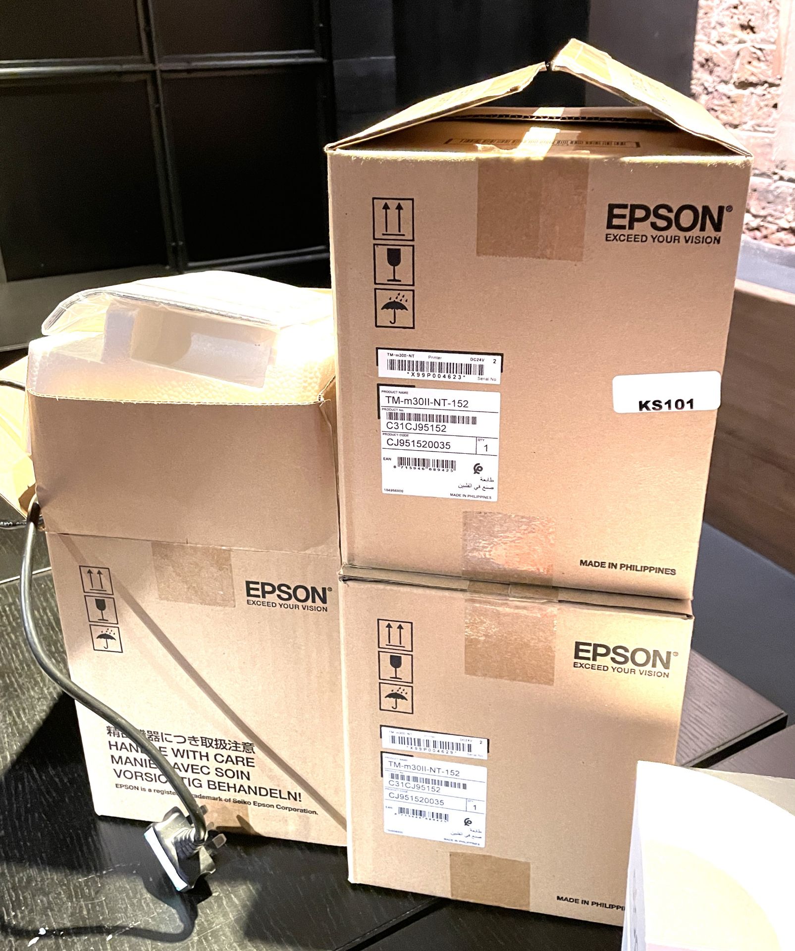 3 x Epson TM-M30II Thermal POS Printers For Apple Devices and 2 x DoJo Go A920 Payment Terminals - Image 4 of 11