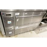 1 x Adande Chef Base Twin Drawer Refrigerator - Dimensions: H85 x W110 x D70 cms