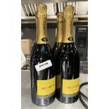 3 x Bottles of 750ml Drappier Champagne - New Unopened Bottles