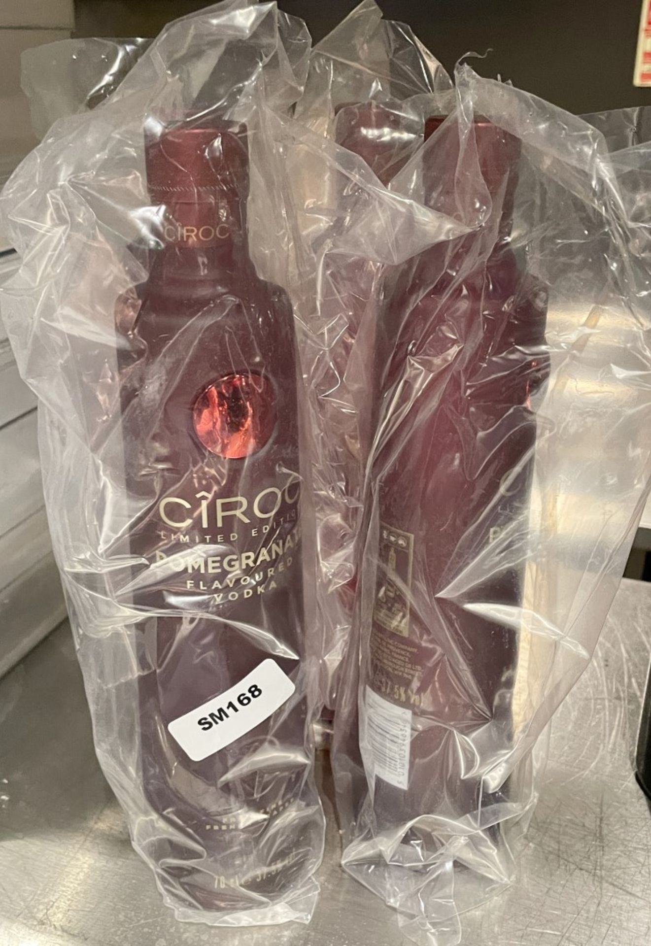 4 x Limited Edition 70cl Bottles of Ciroc Pomegranate Flavoured 37.5% Vodka - New Unopened Bottles - Image 6 of 6