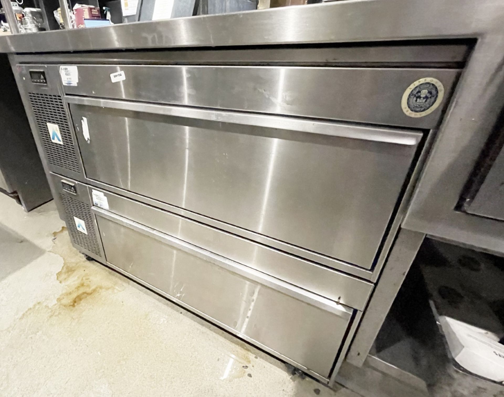 1 x Adande Chef Base Twin Drawer Refrigerator - Dimensions: H85 x W110 x D70 cms - Image 2 of 7