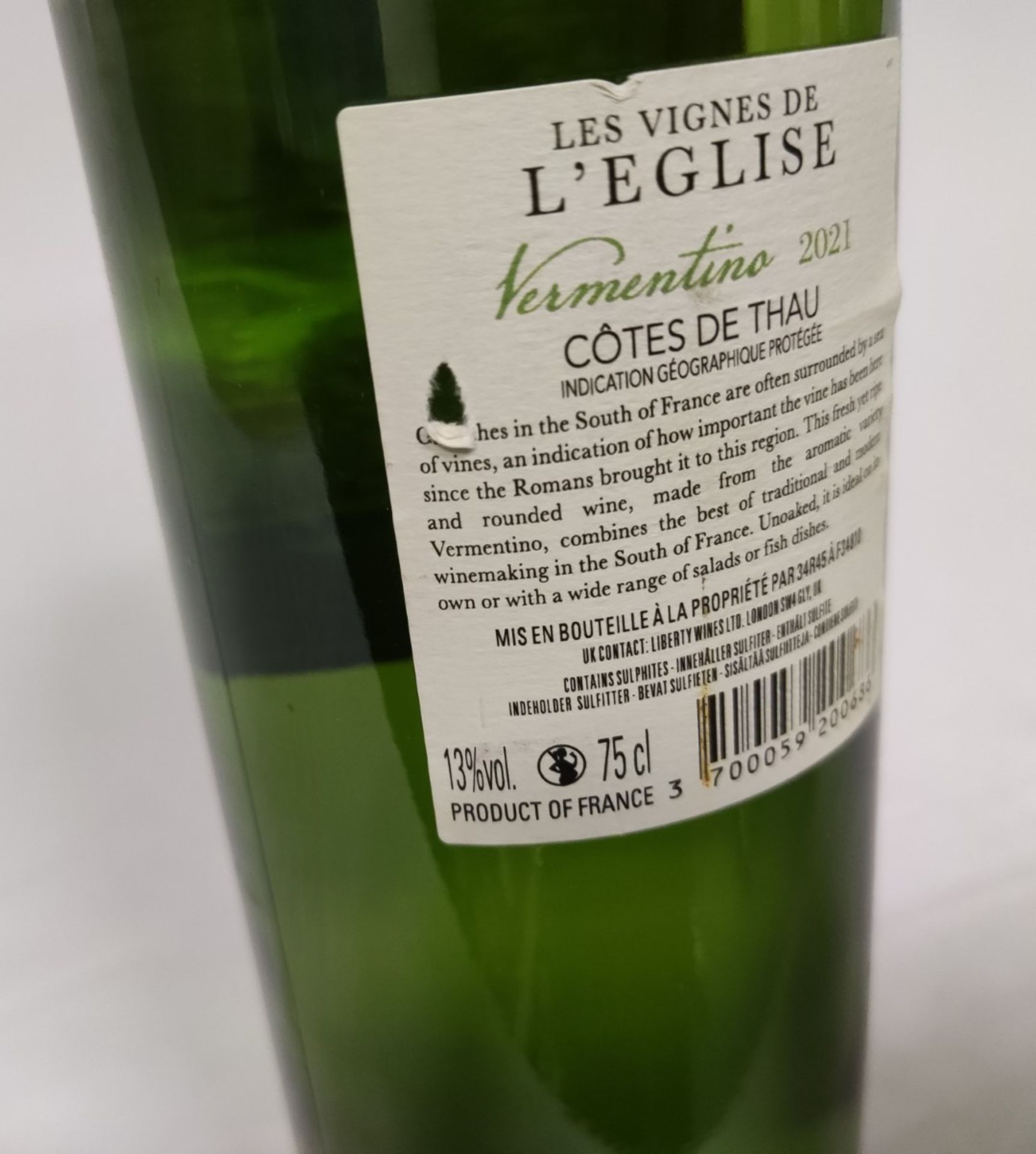 1 x Bottle of Les Vignes De L'Eglise Vermentino - Image 4 of 5
