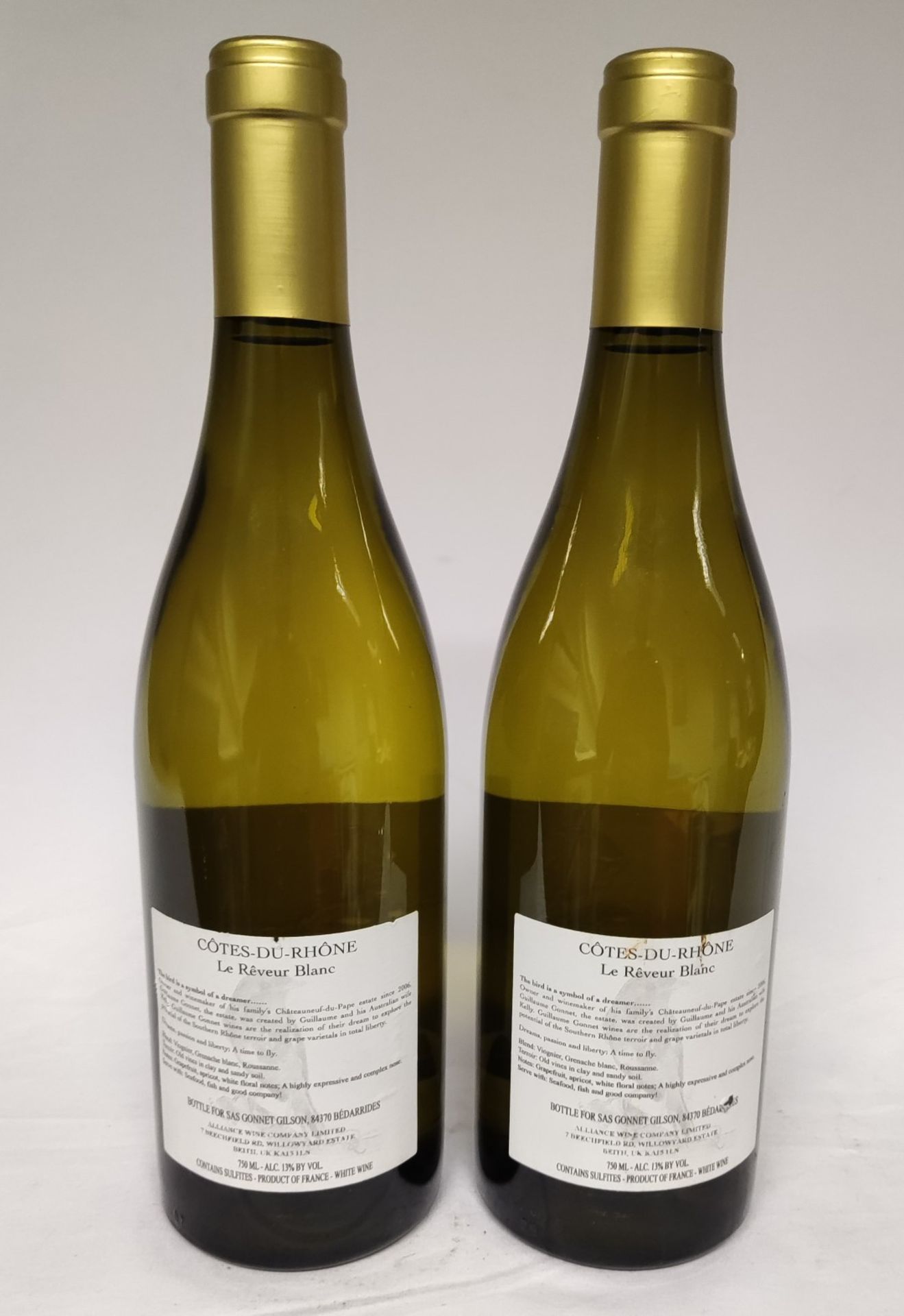 2 x Bottles of 2022 Le Reveur Cotes Du Rhone Guillaume Gonnet White Wine - RRP £60 - Image 5 of 5