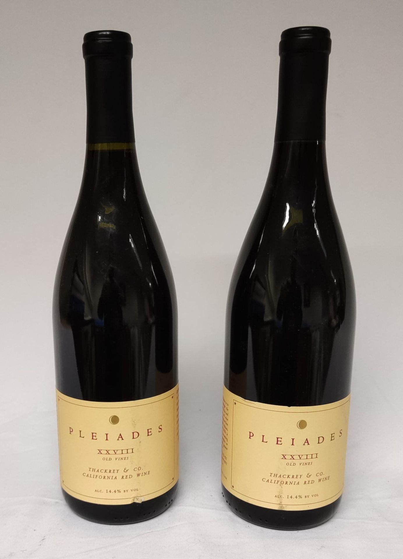 2 x Bottles of Pleiades XXVIII Old Vines Thackery &amp; Co California Red Wine - RRP £70