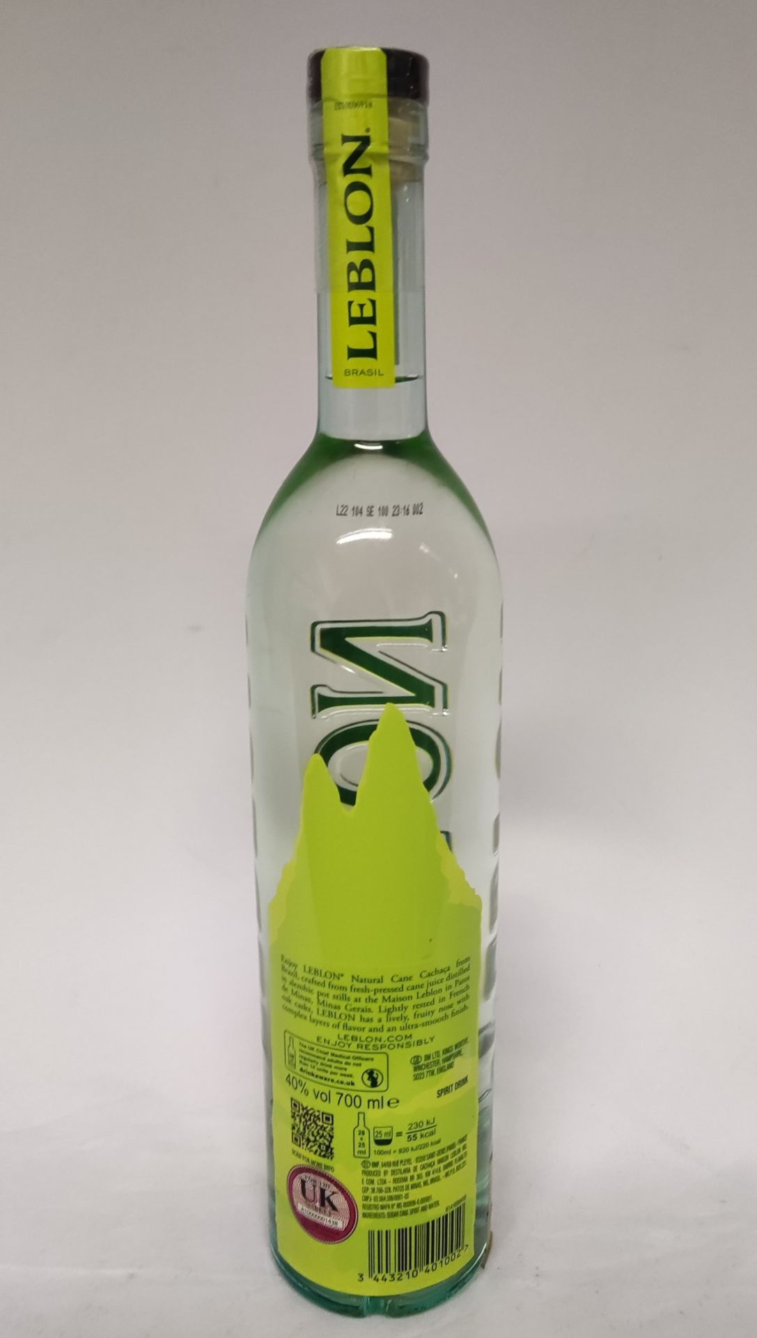1 x Bottle of Leblon Cachaca Fina De Alambique - Product Of Brazil - RRP £42 - Image 4 of 5