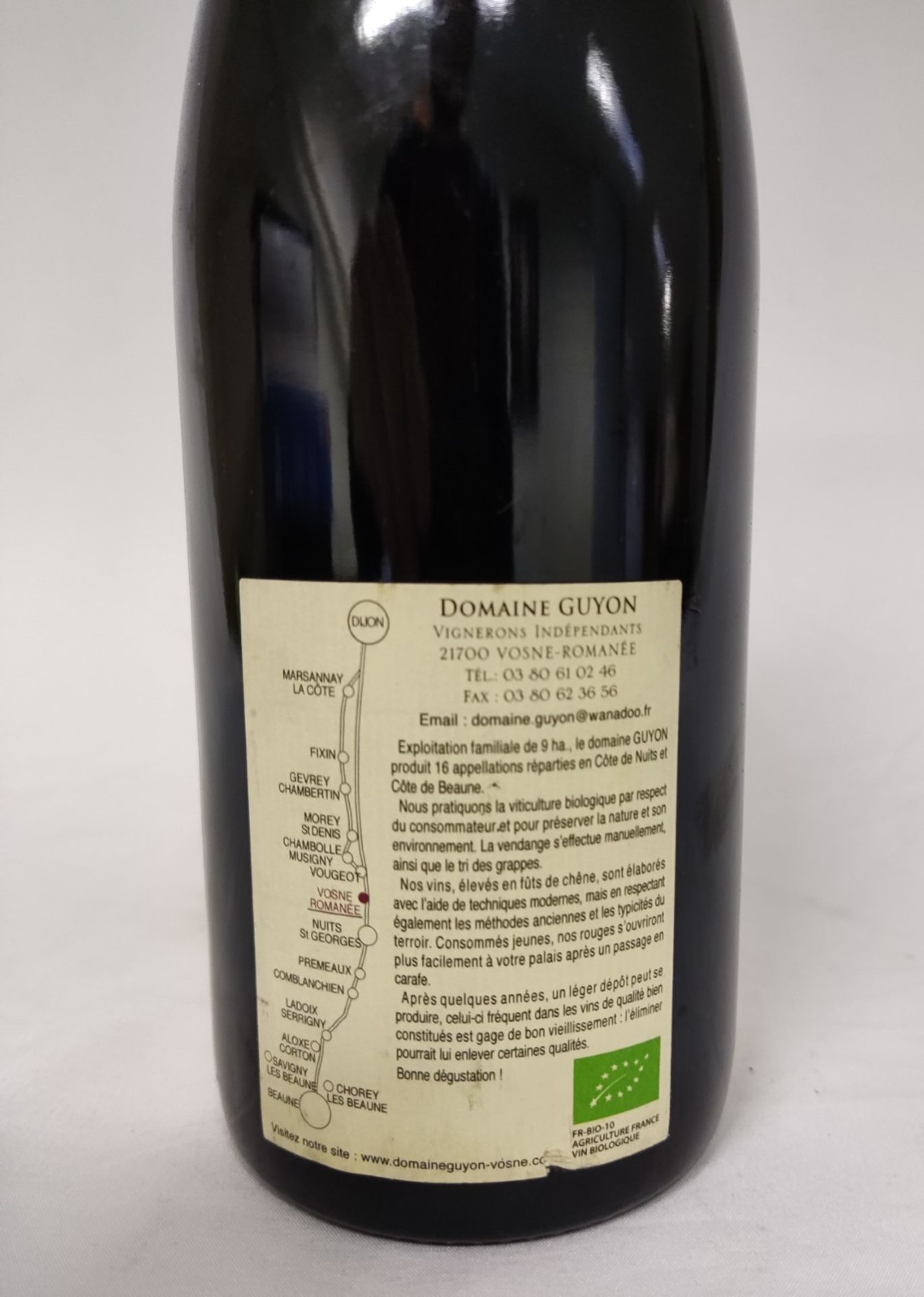 1 x Bottle of 2012 Clos Vougeot Grand Cru Domain Guyon Red Wine - RRP £180 - Image 7 of 8