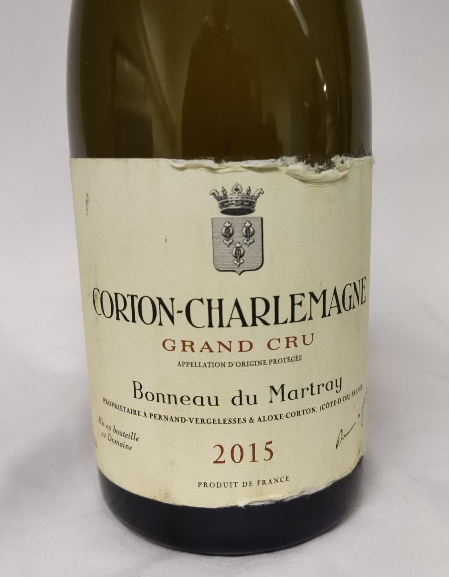 1 x Bottle of 2015 Domaine Bonneau Du Martray Corton-Charlemagne Grand Cru White Wine - Bild 2 aus 6