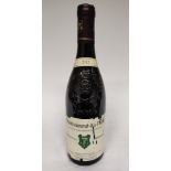 1 x Bottle of 2012 Henri Bonneau Chateauneuf-Du-Pape Red Wine - RRP £330