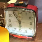 1 x Vintage Japanese Seiko Corona Repeat Red Mechanical Alarm Clock
