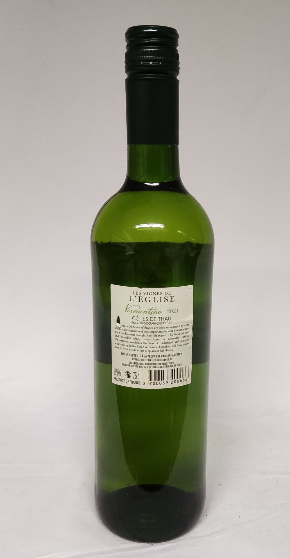 1 x Bottle of Les Vignes De L'Eglise Vermentino - Image 5 of 5