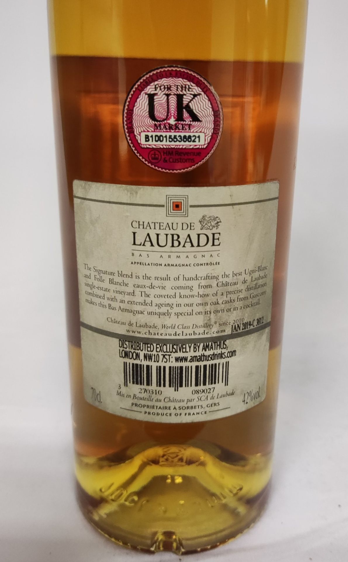 1 x Bottle of Chateau De Laubade Signature Armagnac Vs 42% - RRP £36 - Image 5 of 7