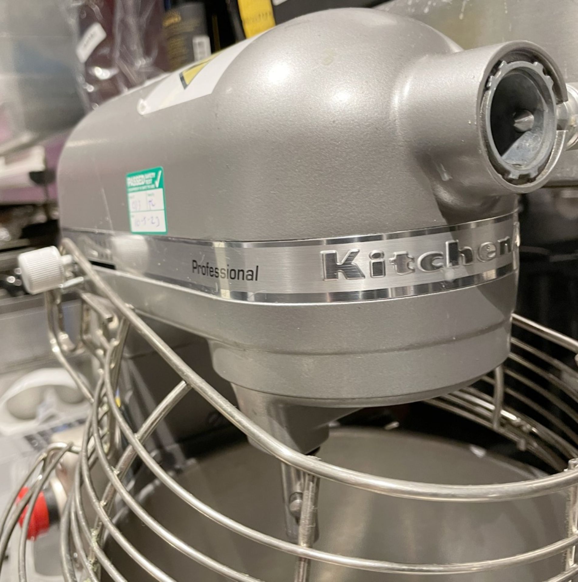 1 x Kitchenaid 6.9 Ltr Commercial Planetary Food Mixer - Model 5KSM7990XBSL - Includes Mixing Bowl - Image 13 of 16