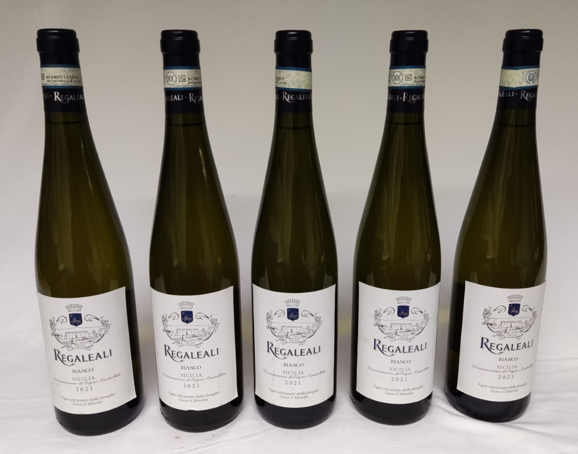 5 x Bottles of 2021 Tasca D’Almerita - Tenuta Regaleali Bianco White Wine - RRP £90