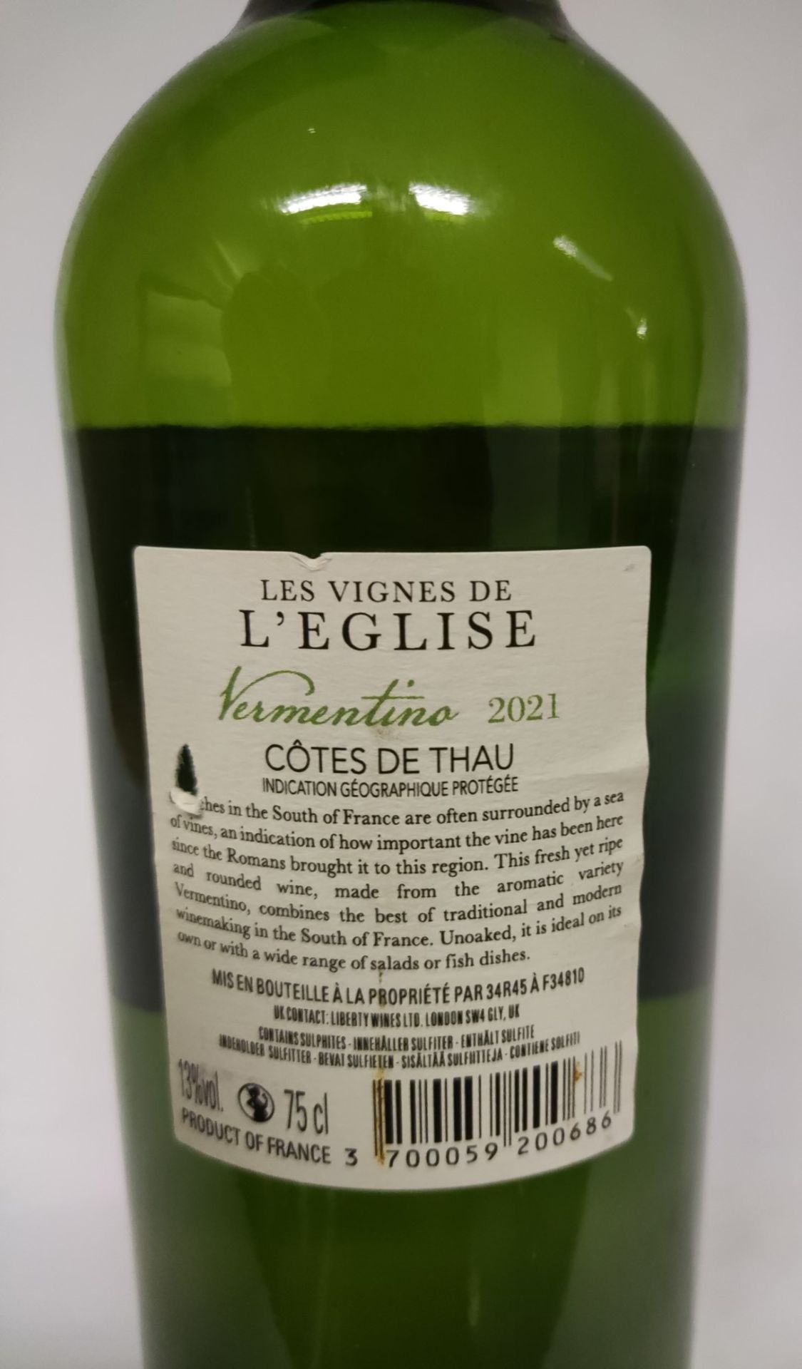 1 x Bottle of Les Vignes De L'Eglise Vermentino - Image 3 of 5