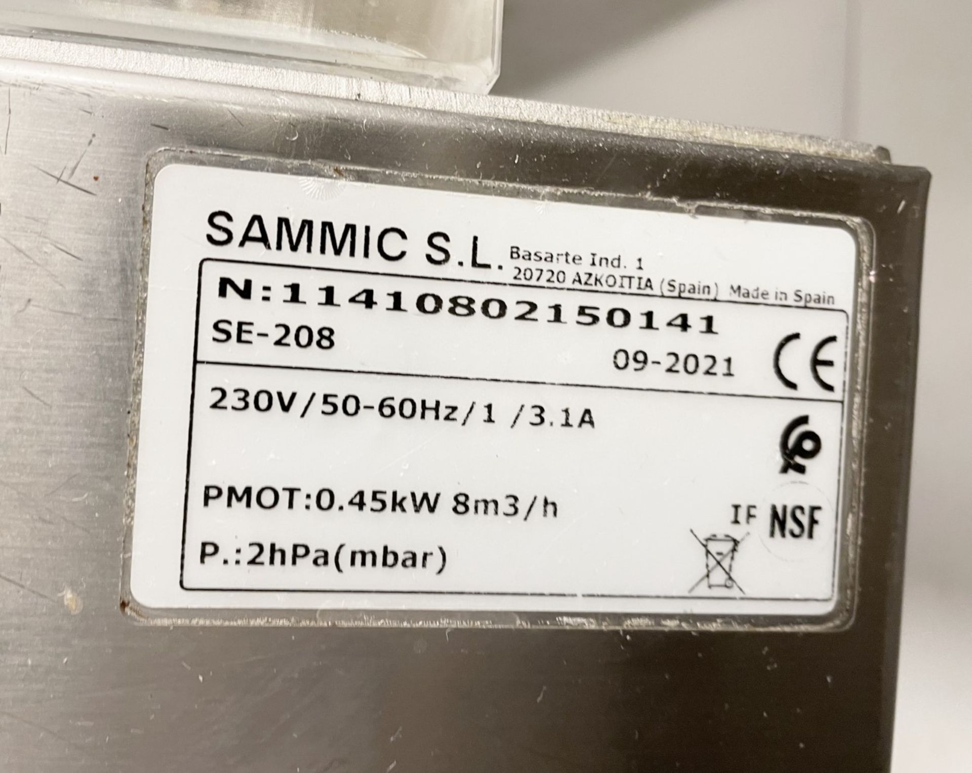 1 x Sammic Vacuum Sealer Packing Machine - Model: SE-208 - RRP £2,100 - Image 8 of 8