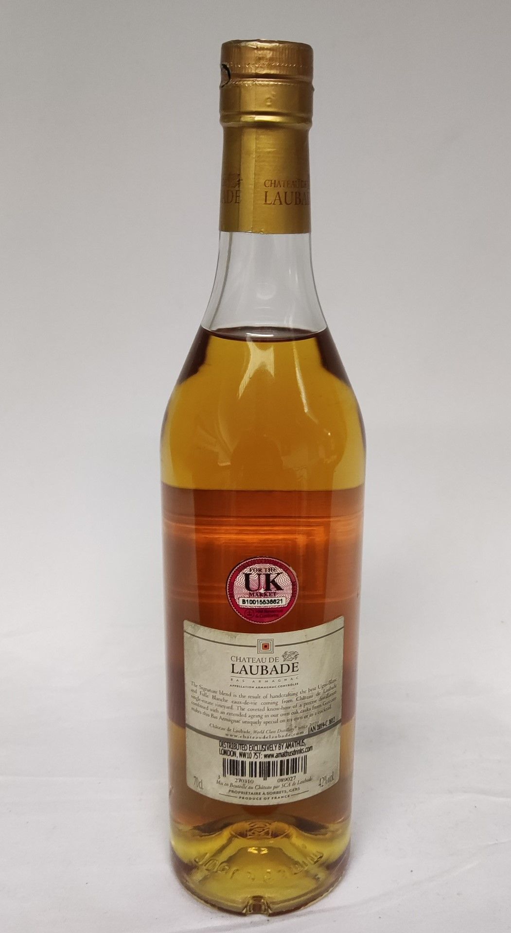 1 x Bottle of Chateau De Laubade Signature Armagnac Vs 42% - RRP £36 - Image 3 of 7
