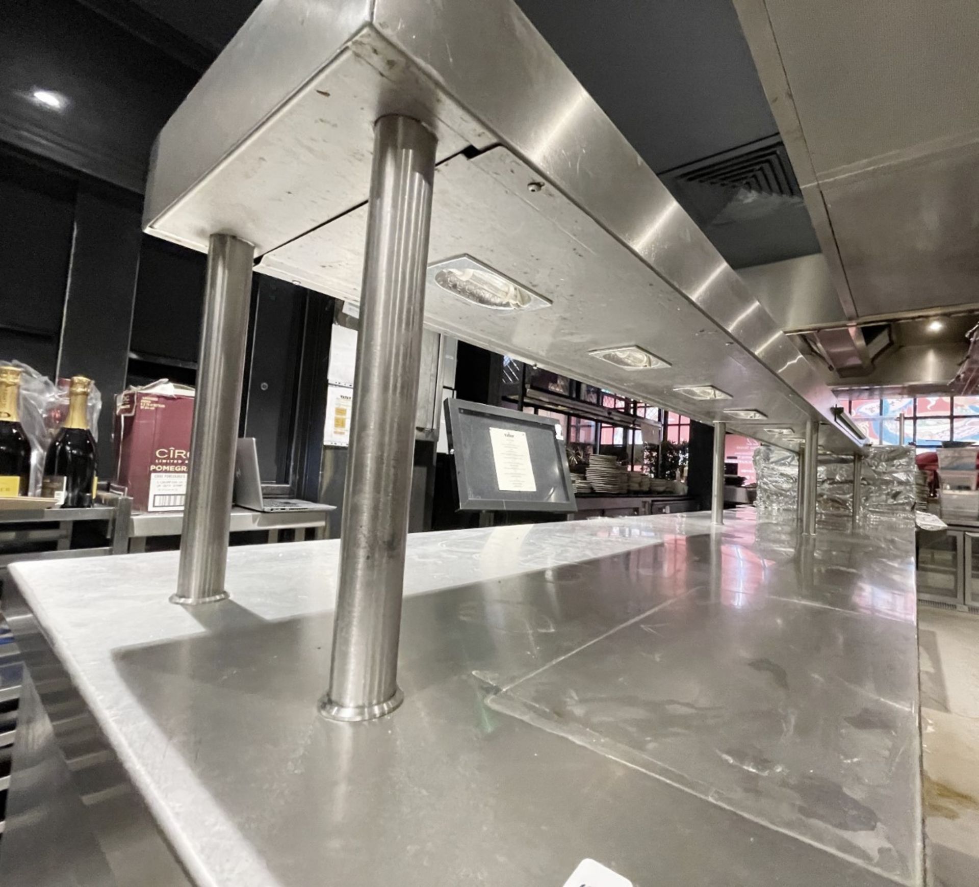1 x Bespoke 15ft Commercial Kitchen Preparation Island with a Stainless Steel Construction - Image 5 of 15