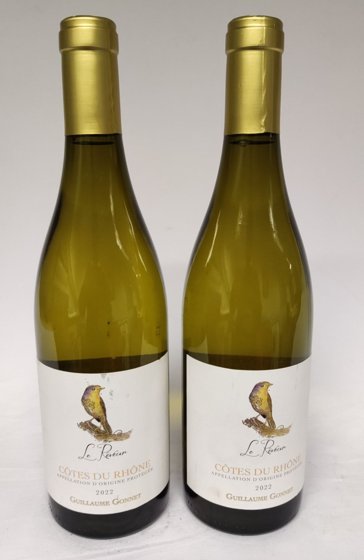 2 x Bottles of 2022 Le Reveur Cotes Du Rhone Guillaume Gonnet White Wine - RRP £60