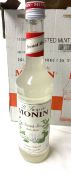 6 x 0.7L Bottles of Le Sirup de Monin Frosted Mint Menthe Glaciele
