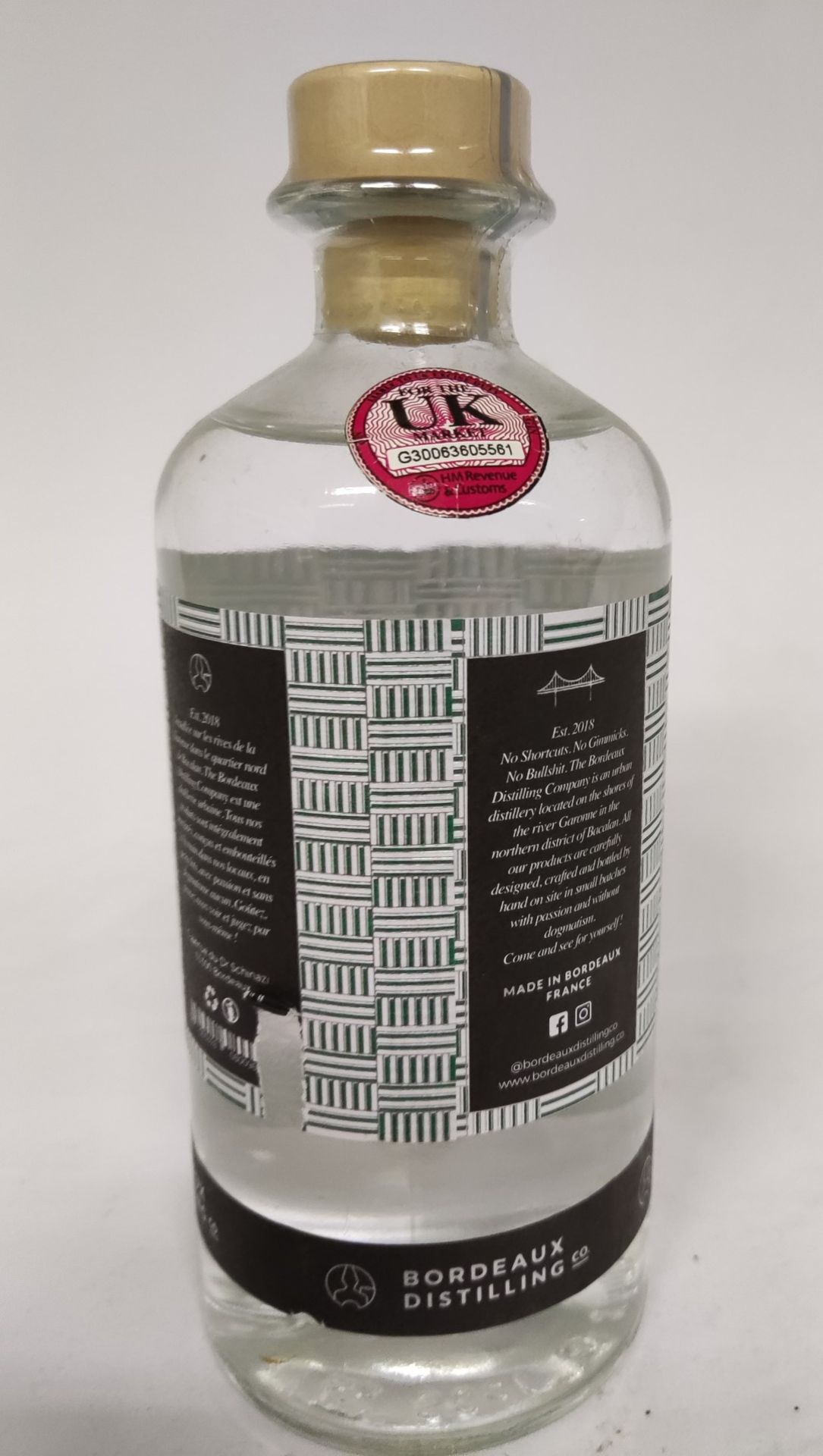 1 x Bottle of Bordeaux Distilling Co. Rivington Dry Gin 50cl - RRP £30 - Image 5 of 5