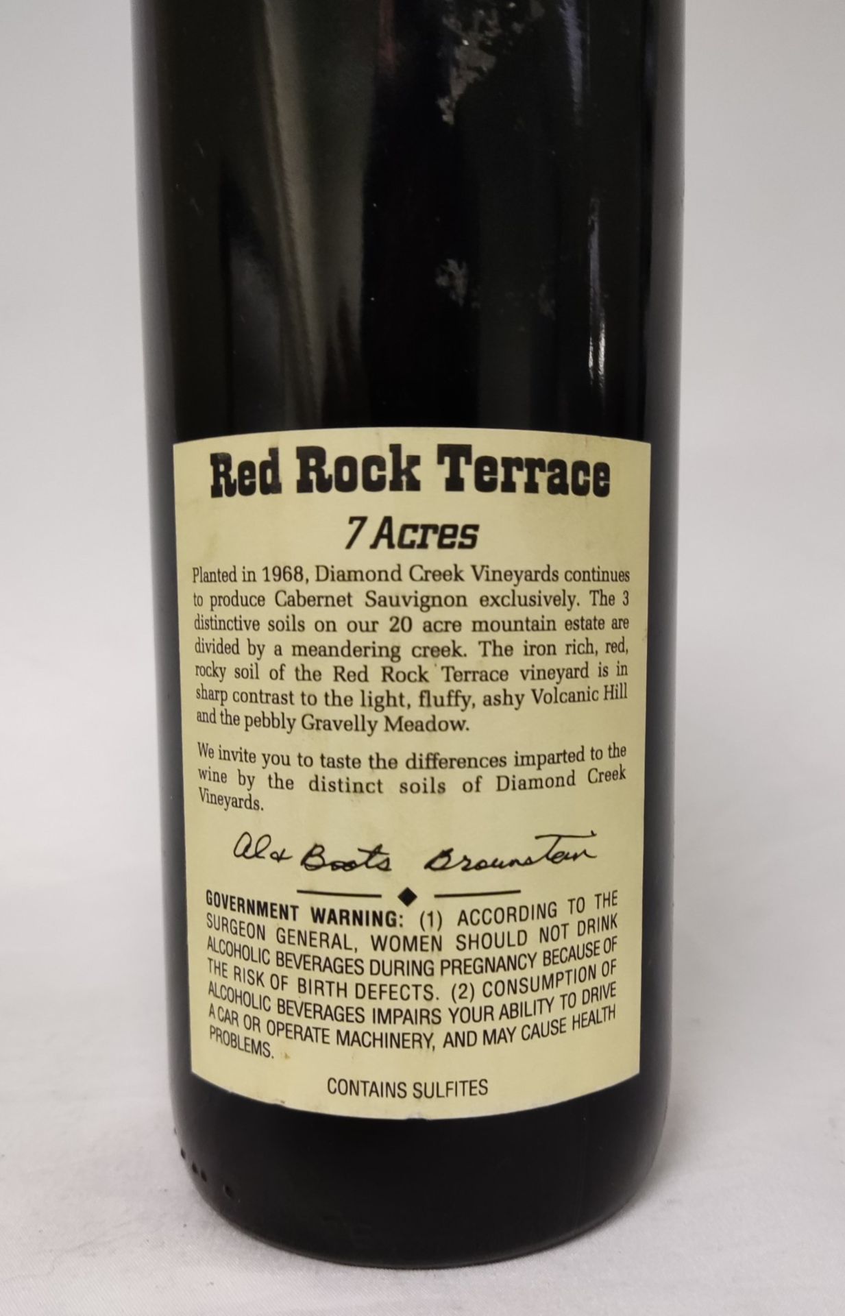 1 x Bottle of 2006 Diamond Creek Red Rock Terrace Cabernet Sauvignon - Red Wine - RRP £200 - Image 5 of 9