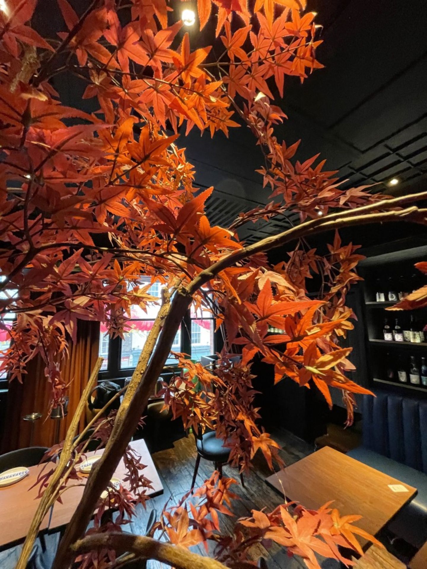 1 x Artificial Japanese Maple Tree with a Black 40 x 60cm Base - Stands Over 8ft Tall - Image 16 of 22