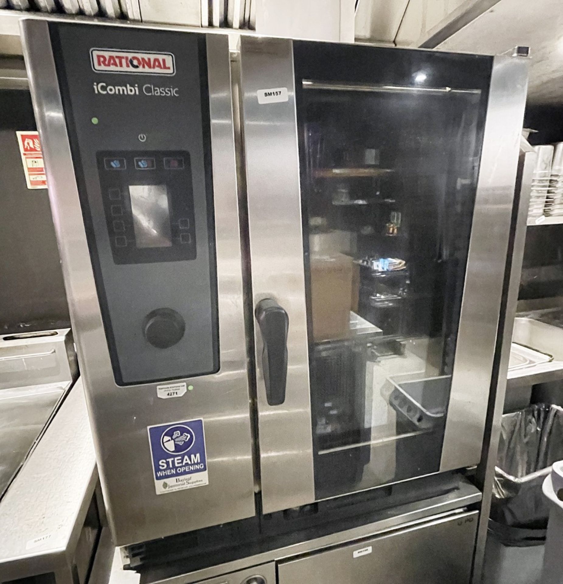 1 x Rational iCombi Classic Electric 3 Phase 10 Grid Combi Oven - Year: 2021 - Model: LM200DE