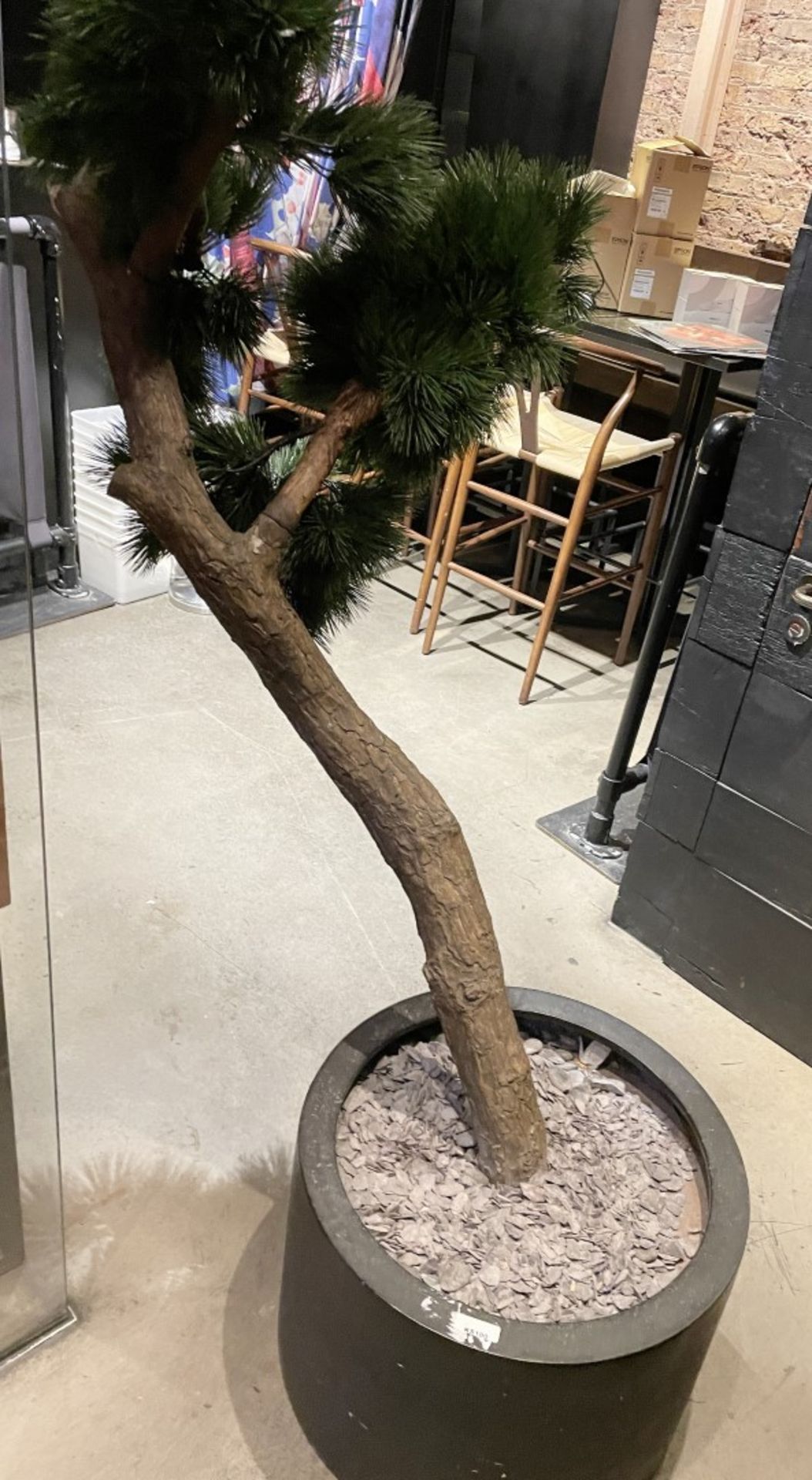 1 x Artificial Japanese Bonsai Tree with a Black 40 x 65cm Base - Stands Over 6.5ft Tall - Image 3 of 14