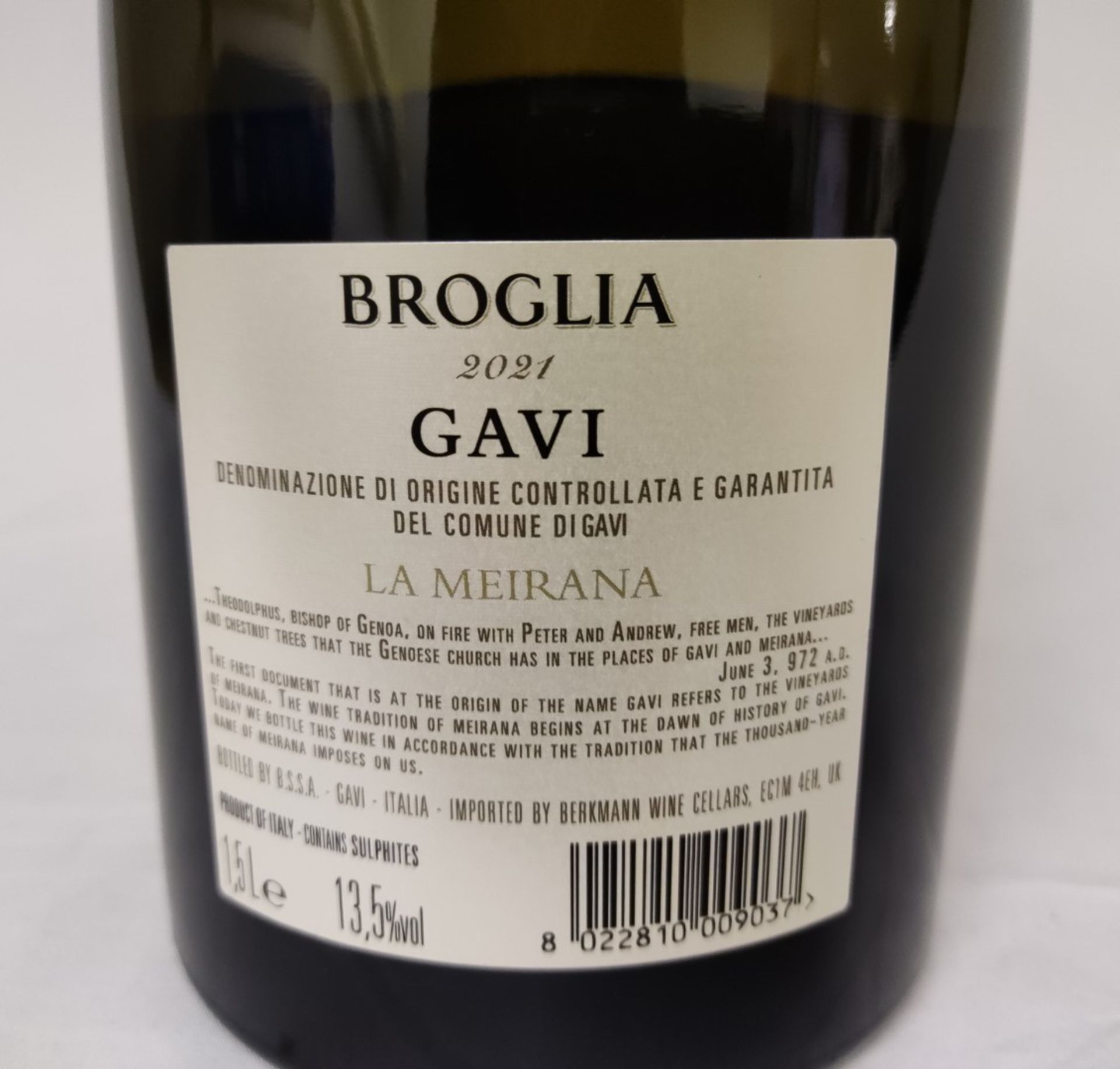 1 x Bottle of 2021 Magnum Gavi La Meirana Broglia - RRP £40 - Image 6 of 6