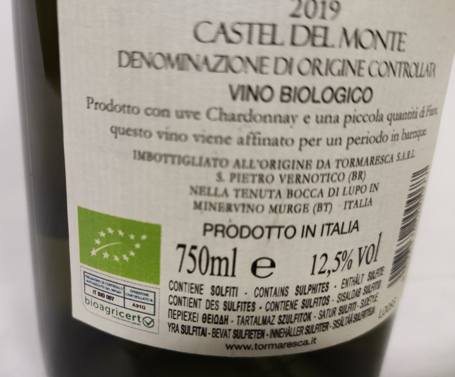 1 x Bottle of 2019 Tormaresca Pietrabianca Castel Del Monte - RRP £20 - Image 2 of 5
