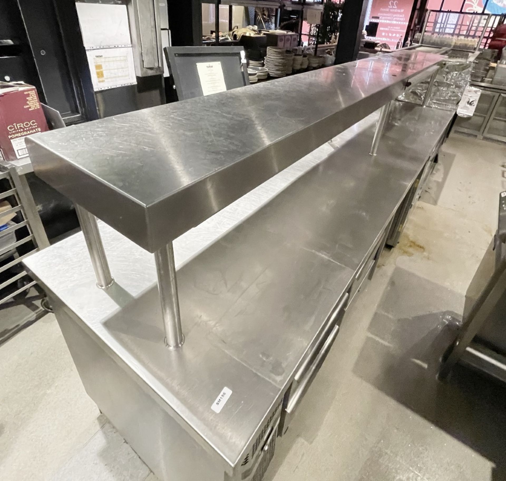 1 x Bespoke 15ft Commercial Kitchen Preparation Island with a Stainless Steel Construction - Image 2 of 15