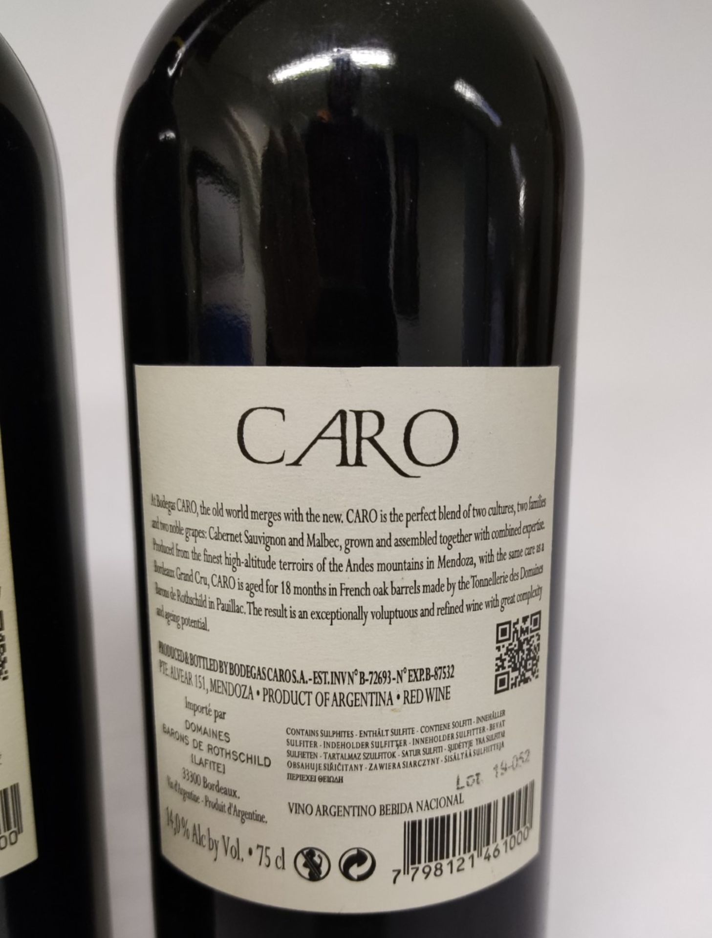 3 x Bottles of 2017 Bodegas Caro, Domaines Barons De Rothschild Lafite And Nicolas Catena - Red Wine - Image 7 of 7